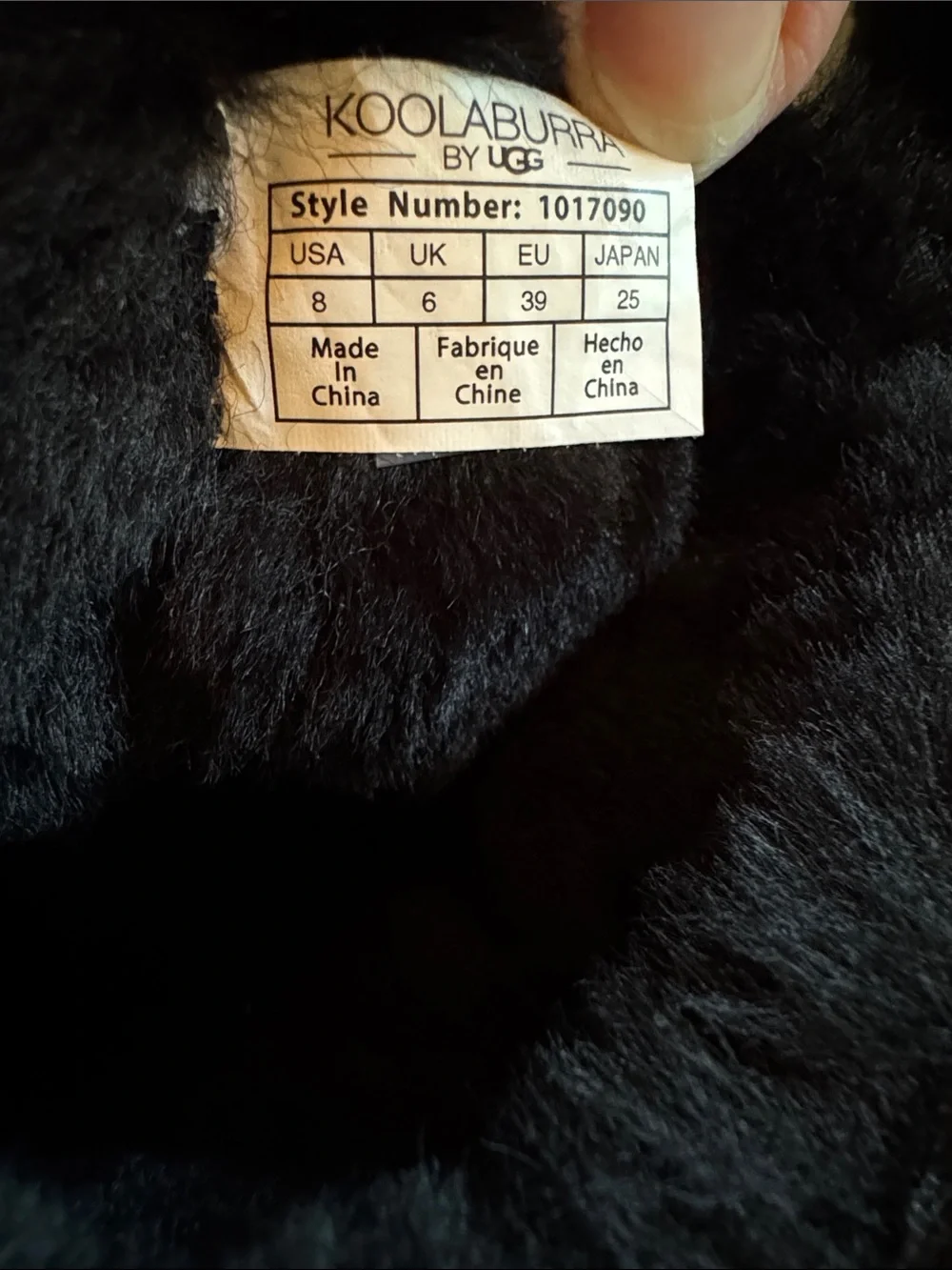 Koolaburra by Ugg Black Suede Shearling-Lined Mid-Calf Boots - Like New - Size 8